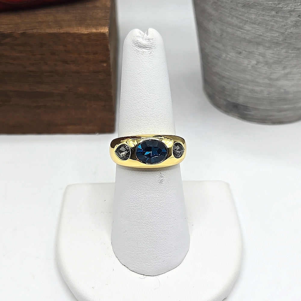 Gorjana Gold Nova Ring in Blue Mix - Picture 4 of 6